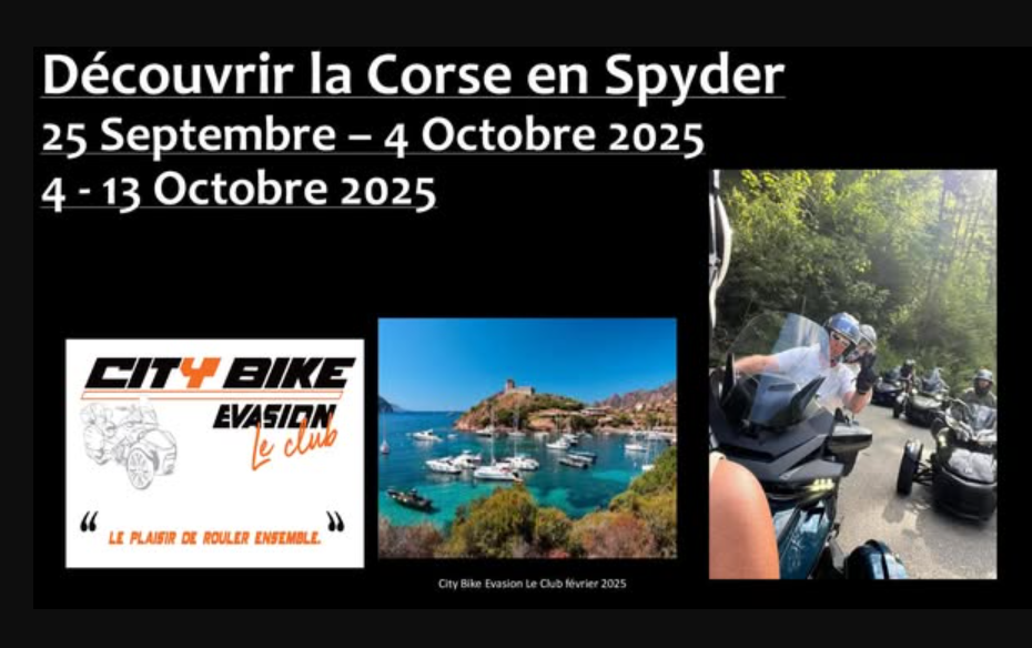 Balade en Corse en 3 roues Can-Am